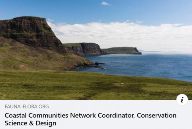 Recruitment, CCN, Coordinator, FFI, Coastal Communities Network