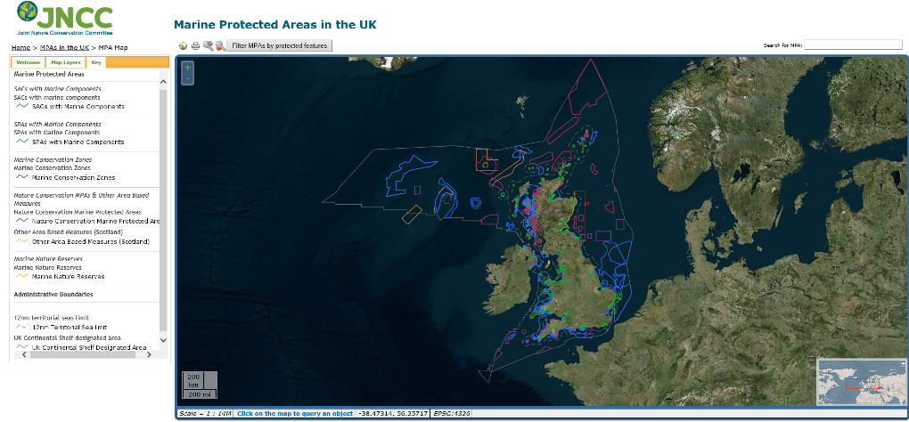 UK MPAs map JNCC